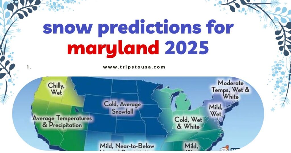 snow predictions for maryland 2025