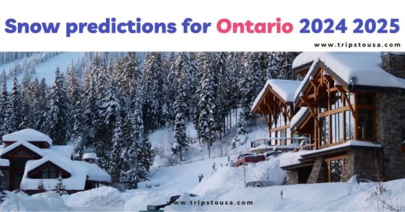 Snow predictions for Ontario 2024 2025